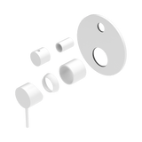 Nero Mecca Shower Mixer With Diverter Trim Kits Only - Matte White