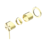 Nero Mecca Shower Mixer 60Mm Plate Trim Kits Only - Brushed Gold