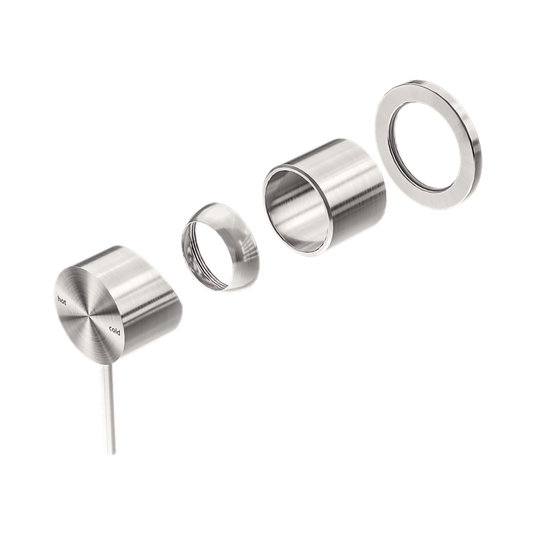 Nero Mecca Shower Mixer 60Mm Plate Trim Kits Only - Brushed Nickel