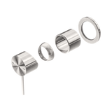 Nero Mecca Shower Mixer 60Mm Plate Trim Kits Only - Brushed Nickel