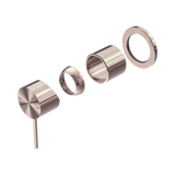 Nero Mecca Shower Mixer 60Mm Plate Trim Kits Only - Brushed Bronze