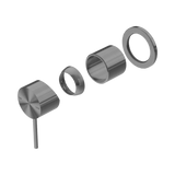 Nero Mecca Shower Mixer 60Mm Plate Trim Kits Only - Gunmetal