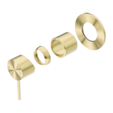 Nero Mecca Shower Mixer 80Mm Plate Trim Kits Only - Brushed Gold