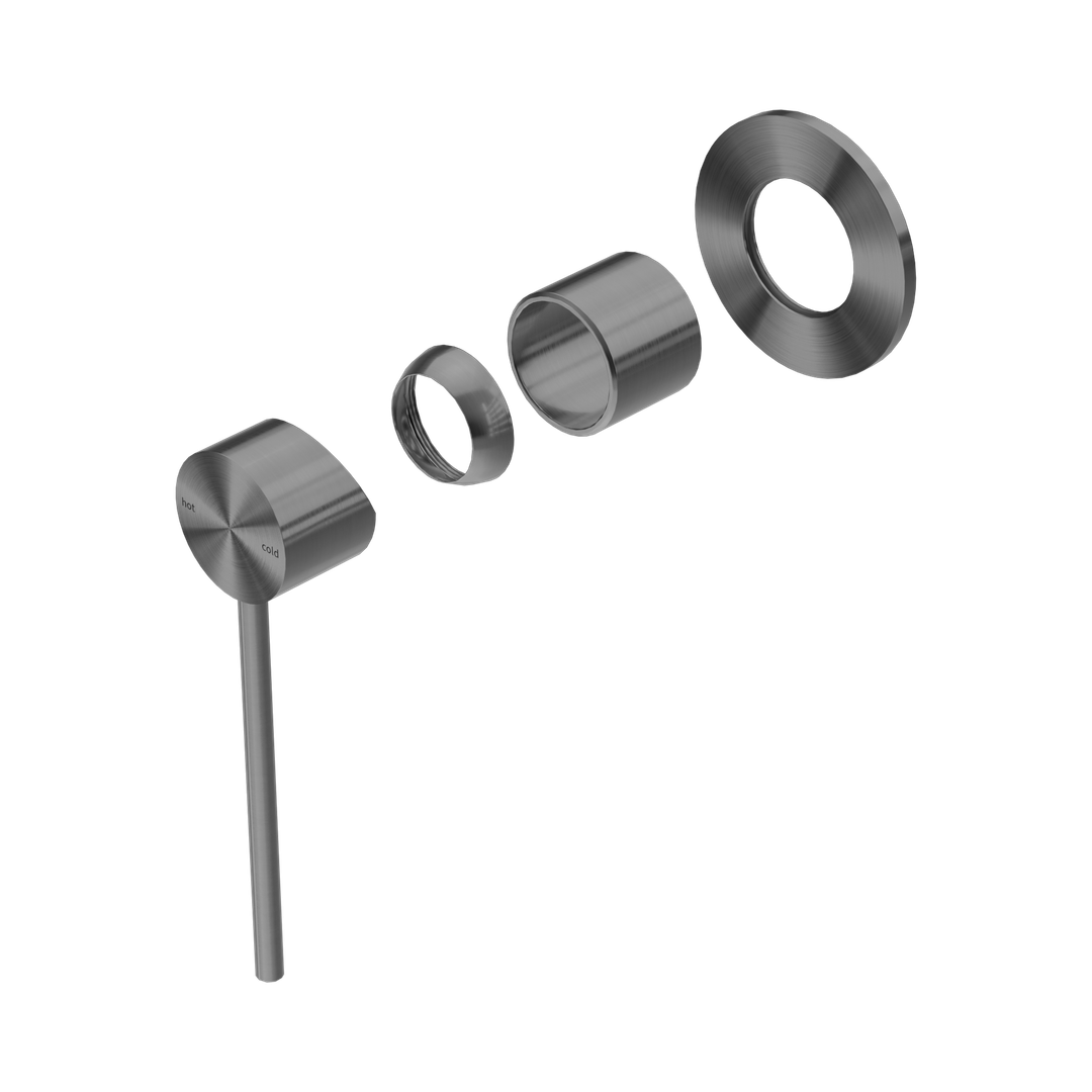 Mecca Care Shower Nero Mixer Trim Kits Only - Gun Metal