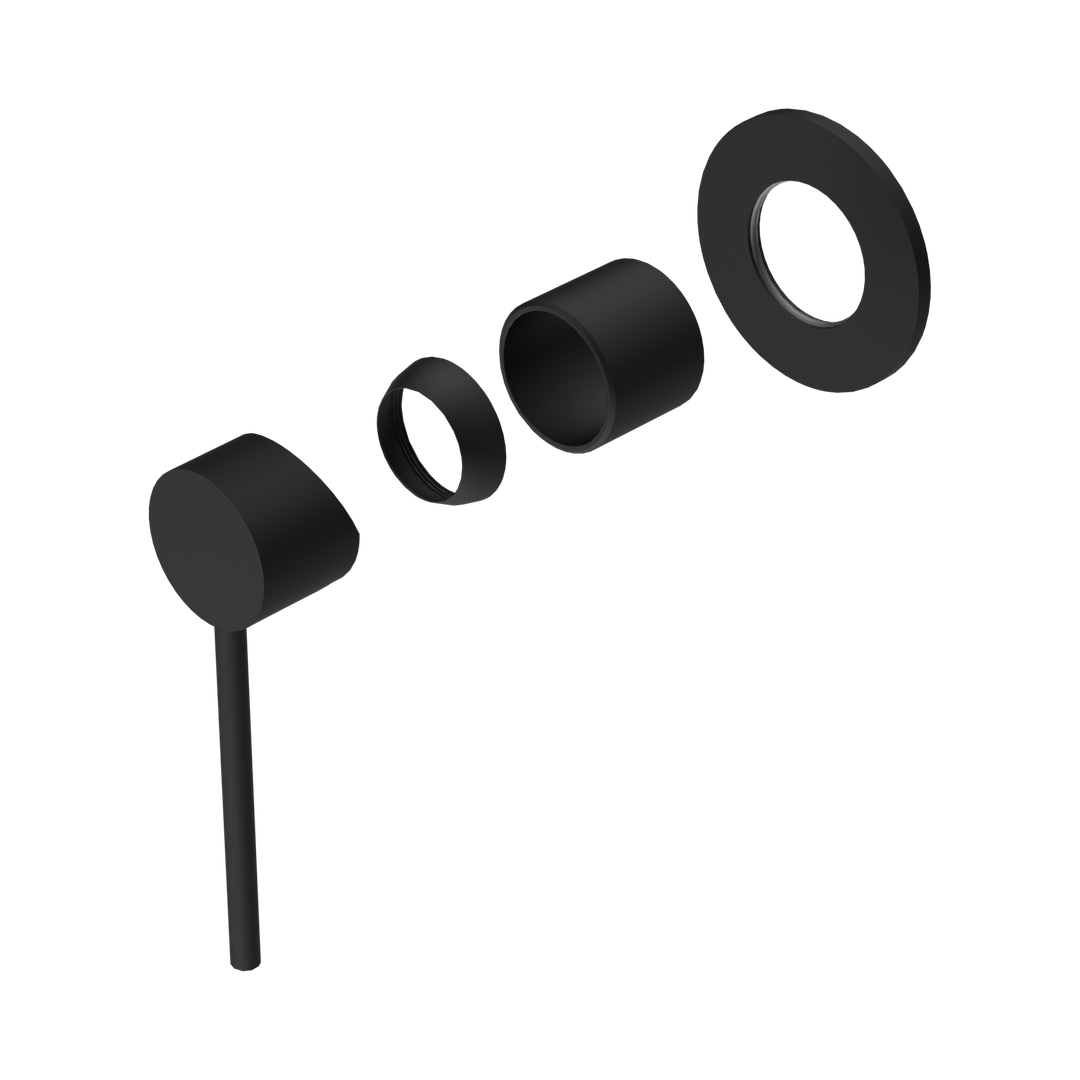 Mecca Care Shower Nero Mixer Trim Kits Only - Matte Black