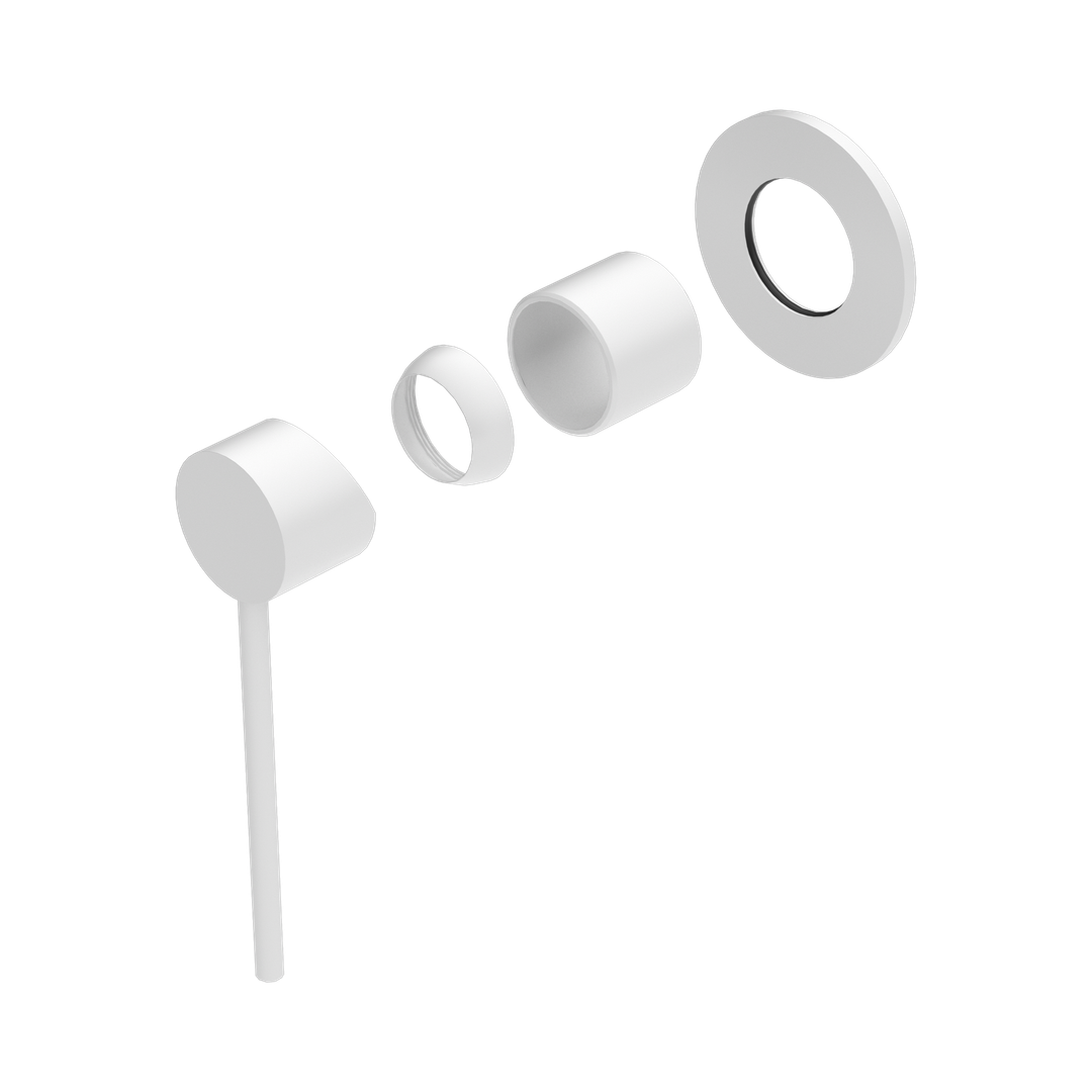 Mecca Care Shower Nero Mixer Trim Kits Only - Matte White