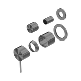 Nero Mecca Shower Mixer With Diverter Separate Back Plate Trim Kits Only - Gunmetal