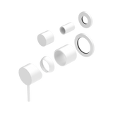 Nero Mecca Shower Mixer With Diverter Separate Back Plate Trim Kits Only - Matte White