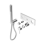 Nero Mecca Shower Mixer Diverter System Trim Kits Only - Chrome