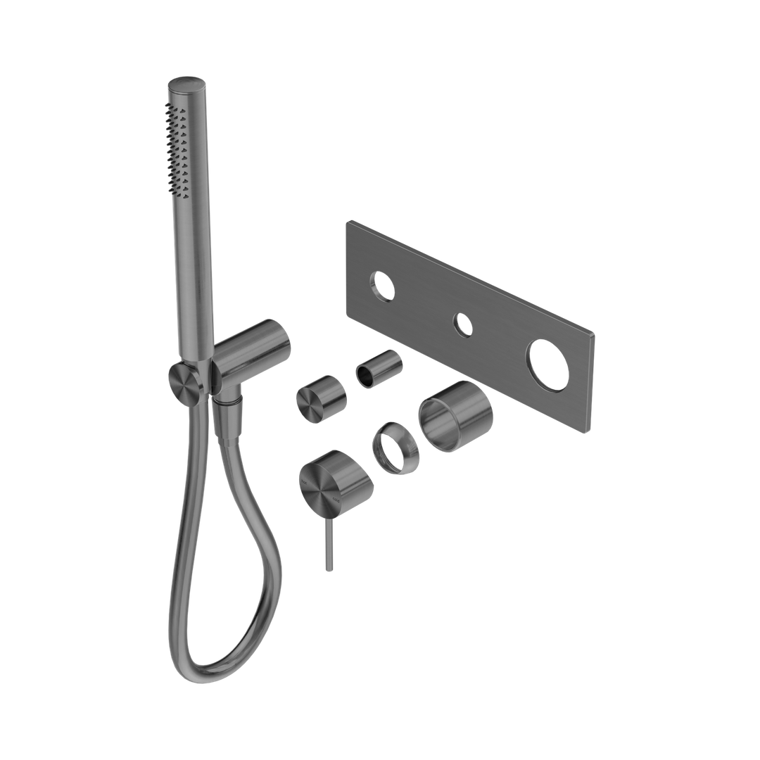 Nero Mecca Shower Mixer Diverter System Trim Kits Only - Gunmetal