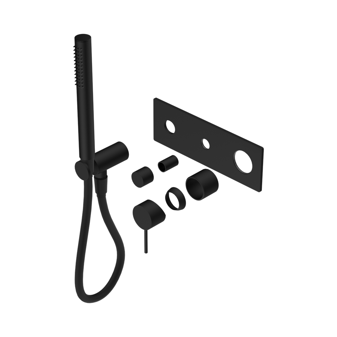 Nero Mecca Shower Mixer Diverter System Trim Kits Only - Matte Black