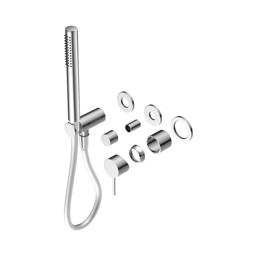 Nero Mecca Shower Mixer Diverter System Separate Back Plate Trim Kits Only - Chrome