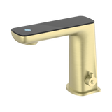 Nero Claudia Sensor Mixer With Black Top Display - Brushed Gold