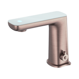 Nero Claudia Sensor Mixer With White Top Display - Brushed Bronze