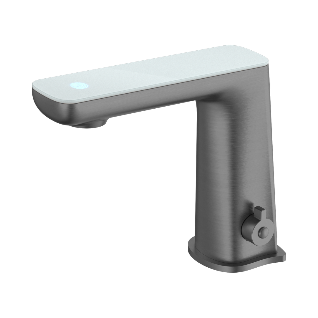 Claudia Sensor Nero Mixer With White Top Display - Gun Metal