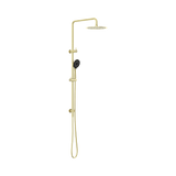 Round Project Twin Nero Shower 4 Star Rating - Brushed Gold