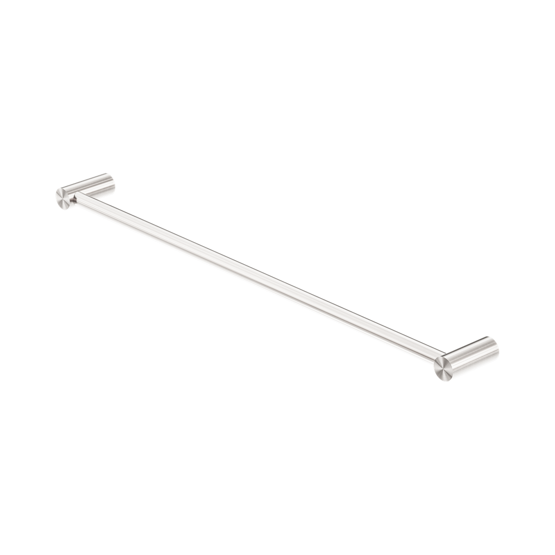 Nero New Mecca Single Towel Rail 600Mm - Brushed Nickel