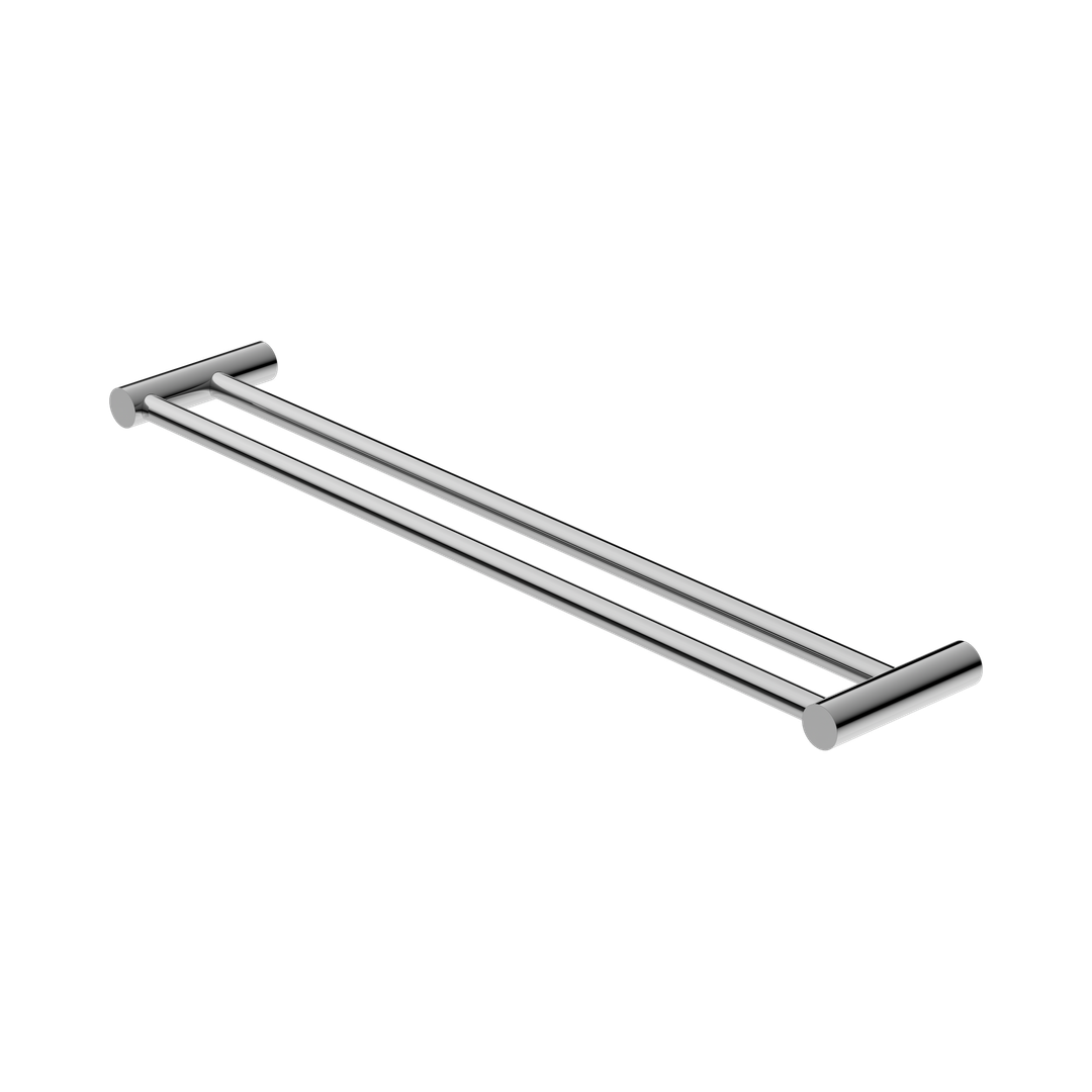 Nero New Mecca Double Towel Rail 600Mm - Chrome