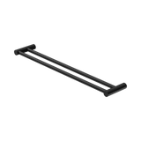 Nero New Mecca Double Towel Rail 600Mm - Matte Black