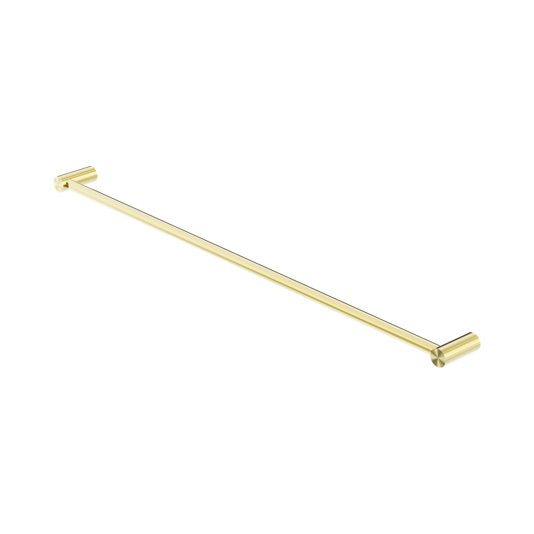 Nero New Mecca Single Towel Rail 800Mm - Brushed Gold