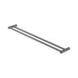 Nero New Mecca Double Towel Rail 800Mm - Gunmetal