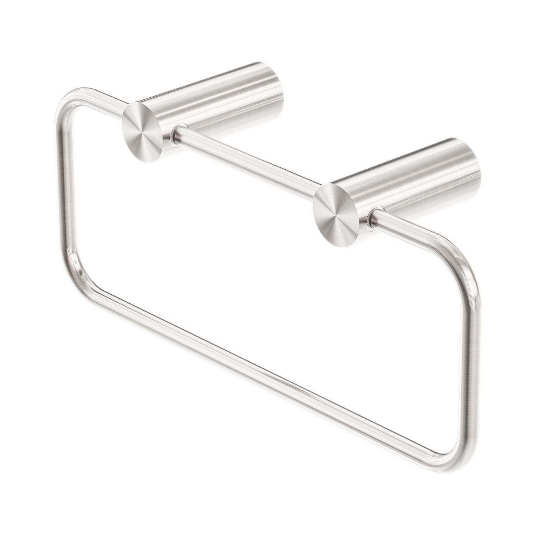 Nero New Mecca Towel Ring - Brushed Nickel