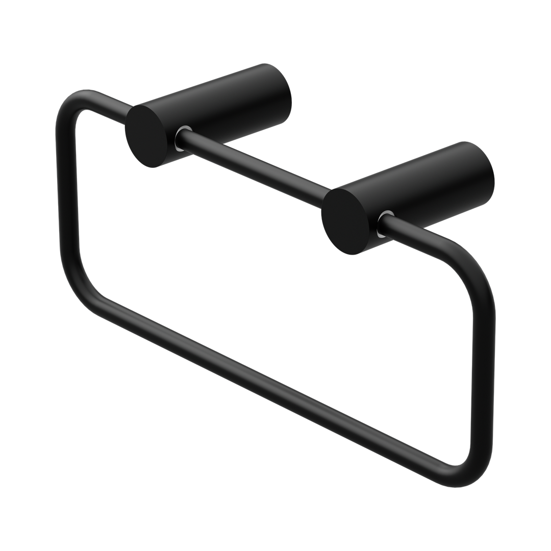 Nero New Mecca Towel Ring - Matte Black
