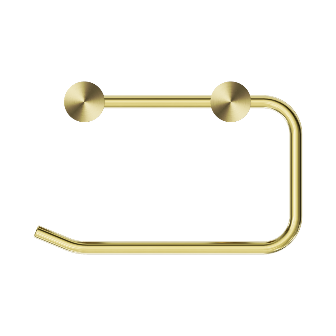 New Mecca Nero Toilet Roll Holder - Brushed Gold Nr2386Bg
