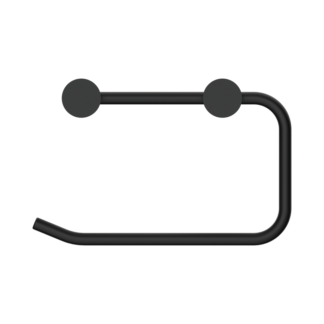 New Mecca Nero Toilet Roll Holder - Matte Black
