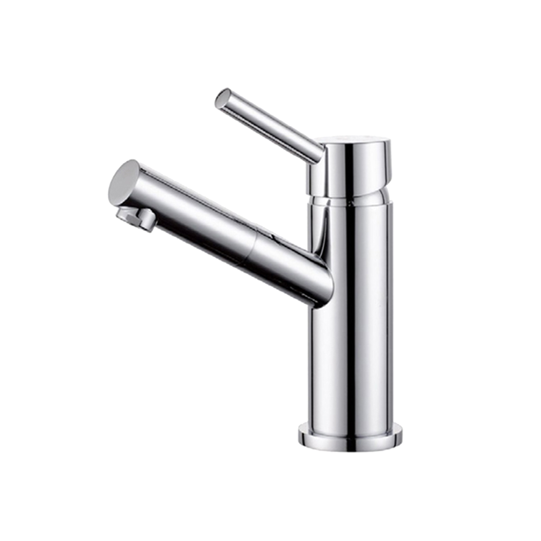 Dolce Basin Nero Mixer Angel Spout Shower - Chrome