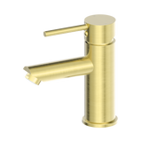 Nero Dolce Basin Mixer Straight Spout - Brushed Gold