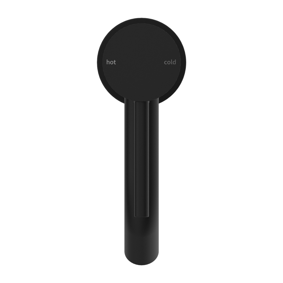 Dolce Basin Nero Mixer Stylish Spout Shower - Matt Black