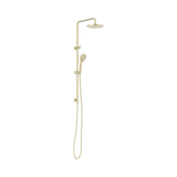 Nero Round Twin Shower With Air Shower I - Brushed Gold
