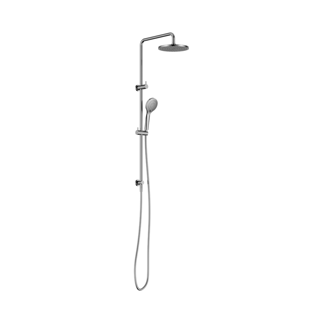 Nero Round Twin Shower With Air Shower I - Chrome