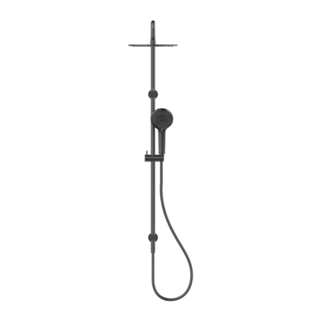 Nero Round Twin Shower - Gunmetal