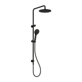 Nero Round Twin Shower - Matte Black