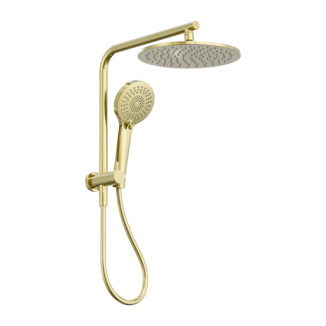 Nero Mecca 2 In 1 Twin  Shower - Brushed Gold