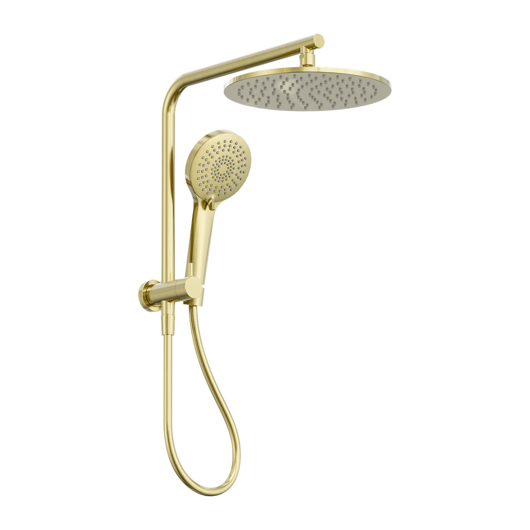 Mecca 2 In 1 Twin  Nero Shower - Brushed Gold
