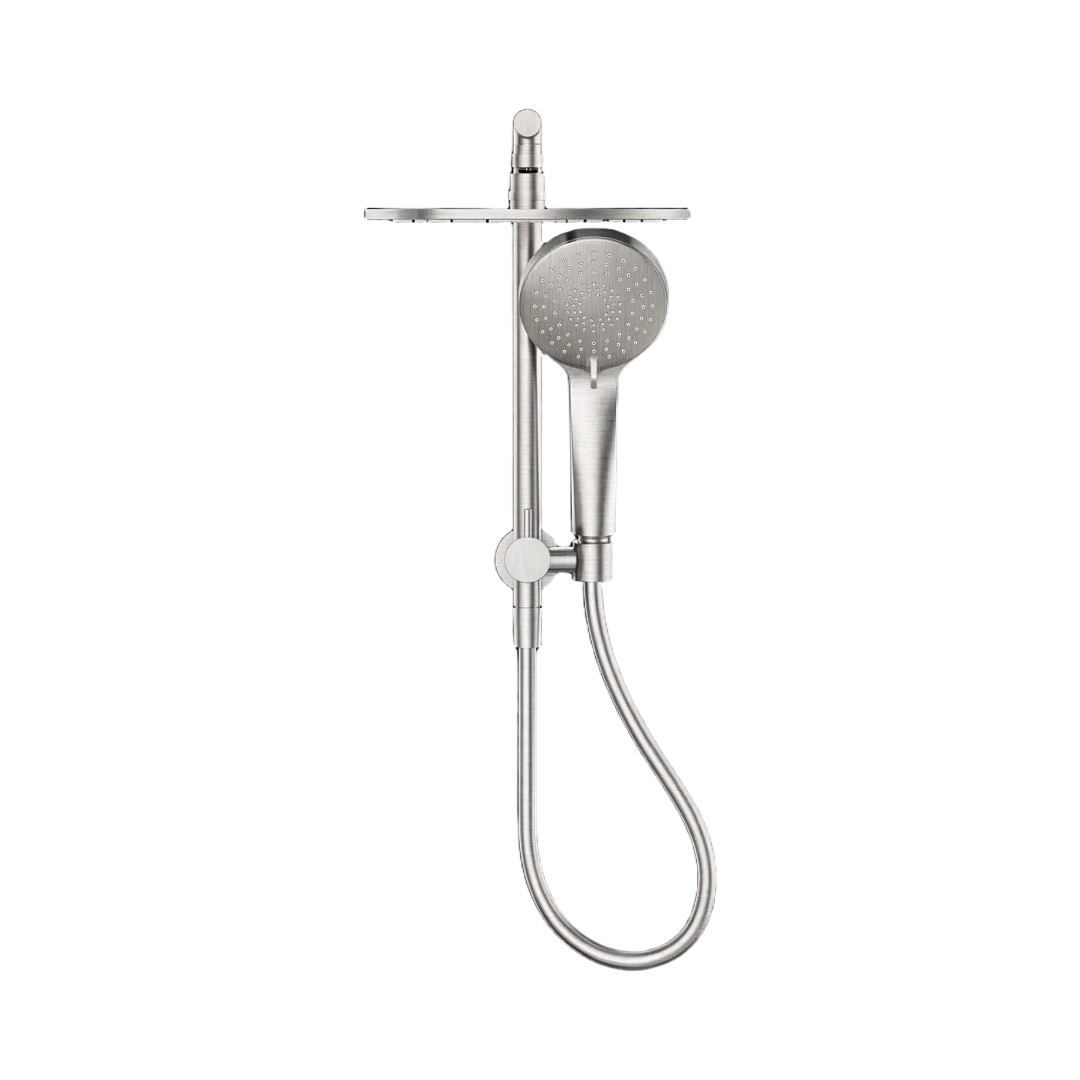 Mecca 2 In 1 Twin Nero Shower - Brushed Nickel