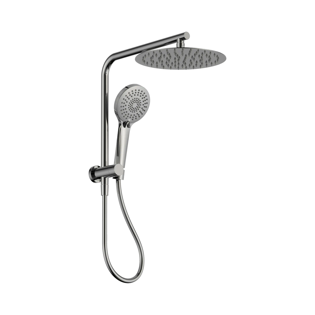 Mecca 2 In 1 Twin Nero Shower - Chrome