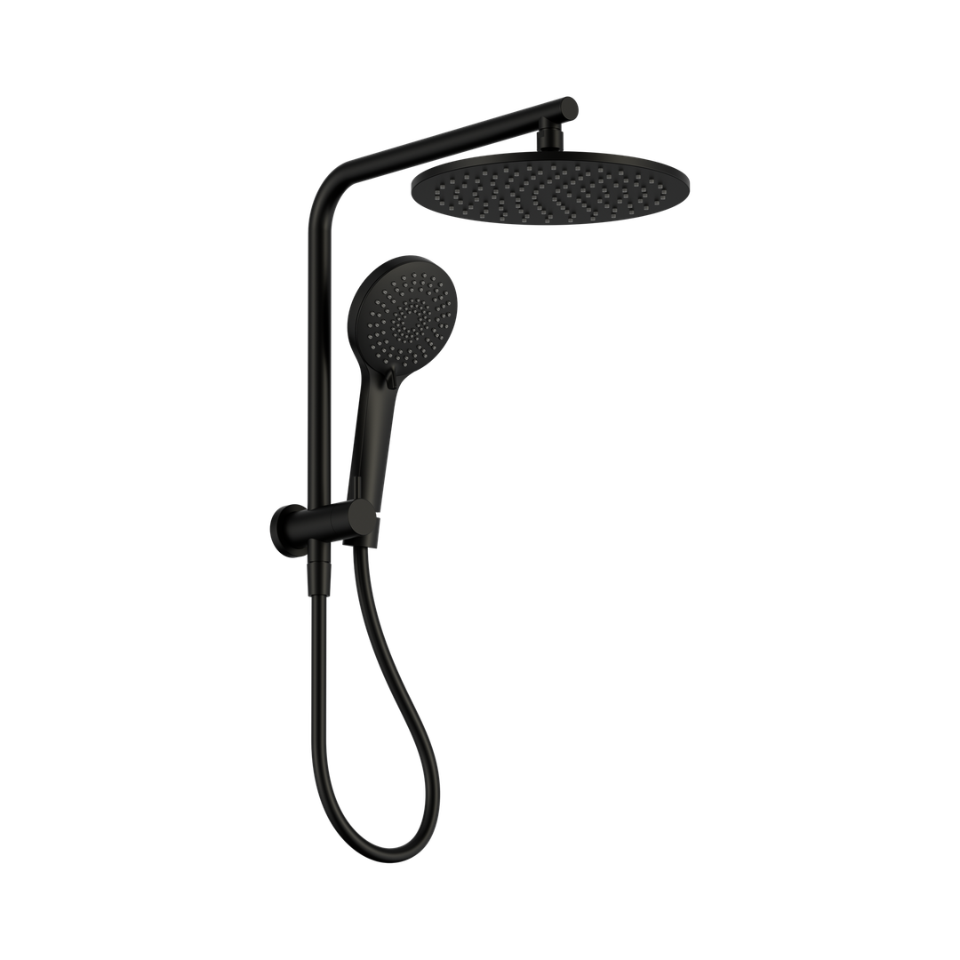 Mecca 2 In 1 Twin  Nero Shower - Matte Black
