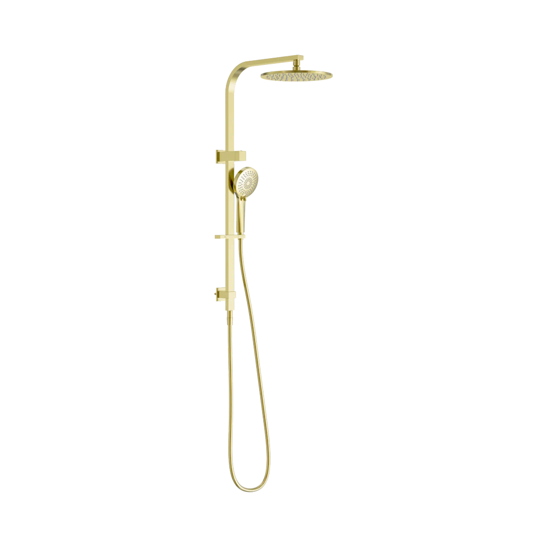 Bianca Twin Nero Shower - Brushed Gold