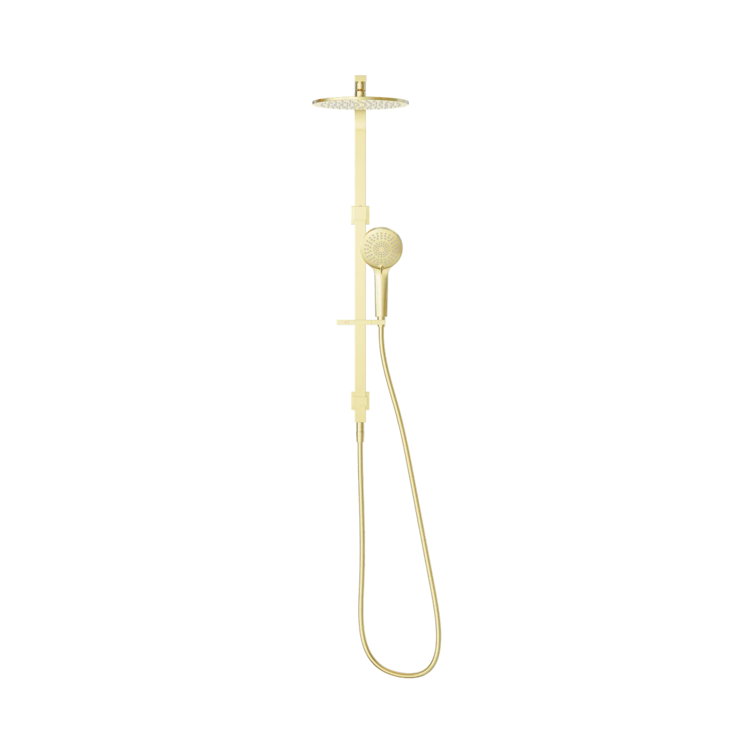 Bianca Twin Nero Shower - Brushed Gold