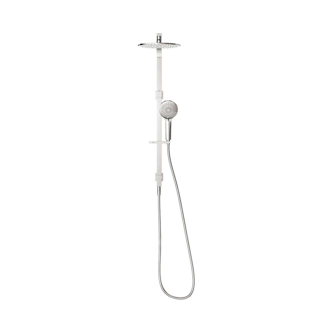 Bianca Twin  Nero Shower - Brushed Nickel