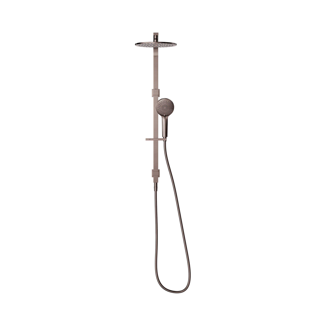 Bianca Twin Nero Shower - Brushed Bronze