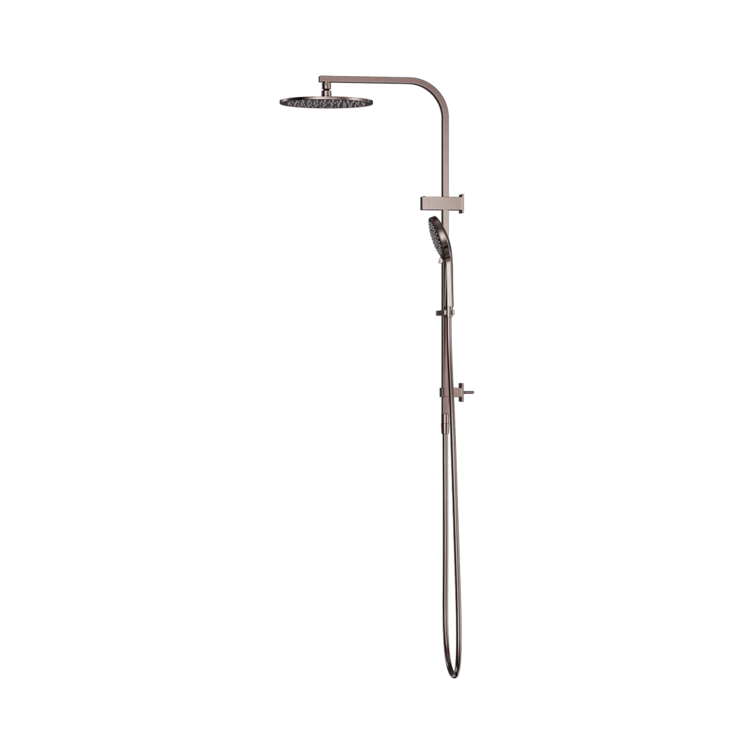 Bianca Twin Nero Shower - Brushed Bronze