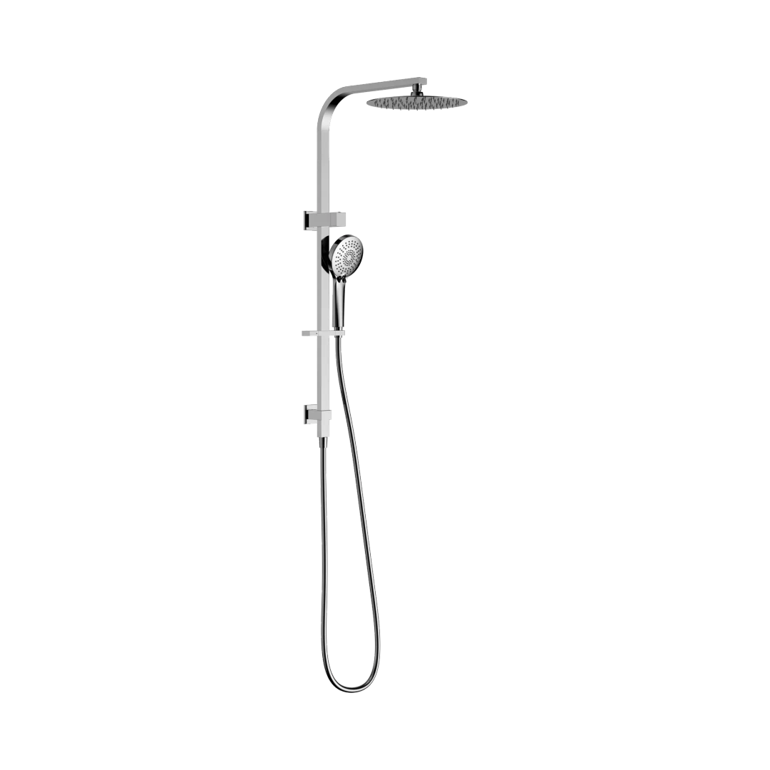 Bianca Twin Nero Shower - Chrome