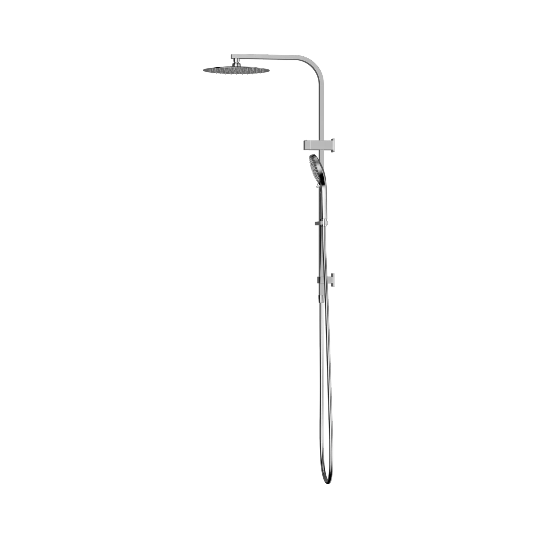 Bianca Twin Nero Shower - Chrome