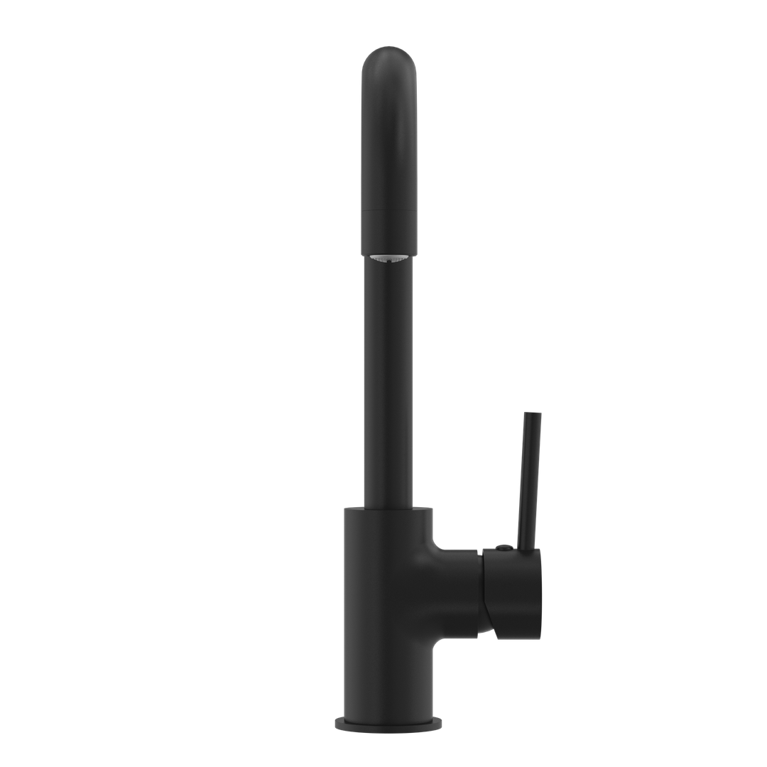 Dolce Kitchen Nero Mixer Square Shape Shower - Matt Black