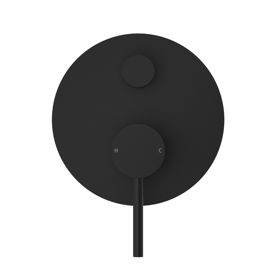 Dolce Shower Nero Mixer With Divertor Shower - Matt Black